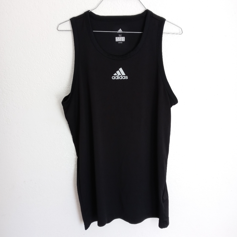 Adidas Black Long Athletic Tank